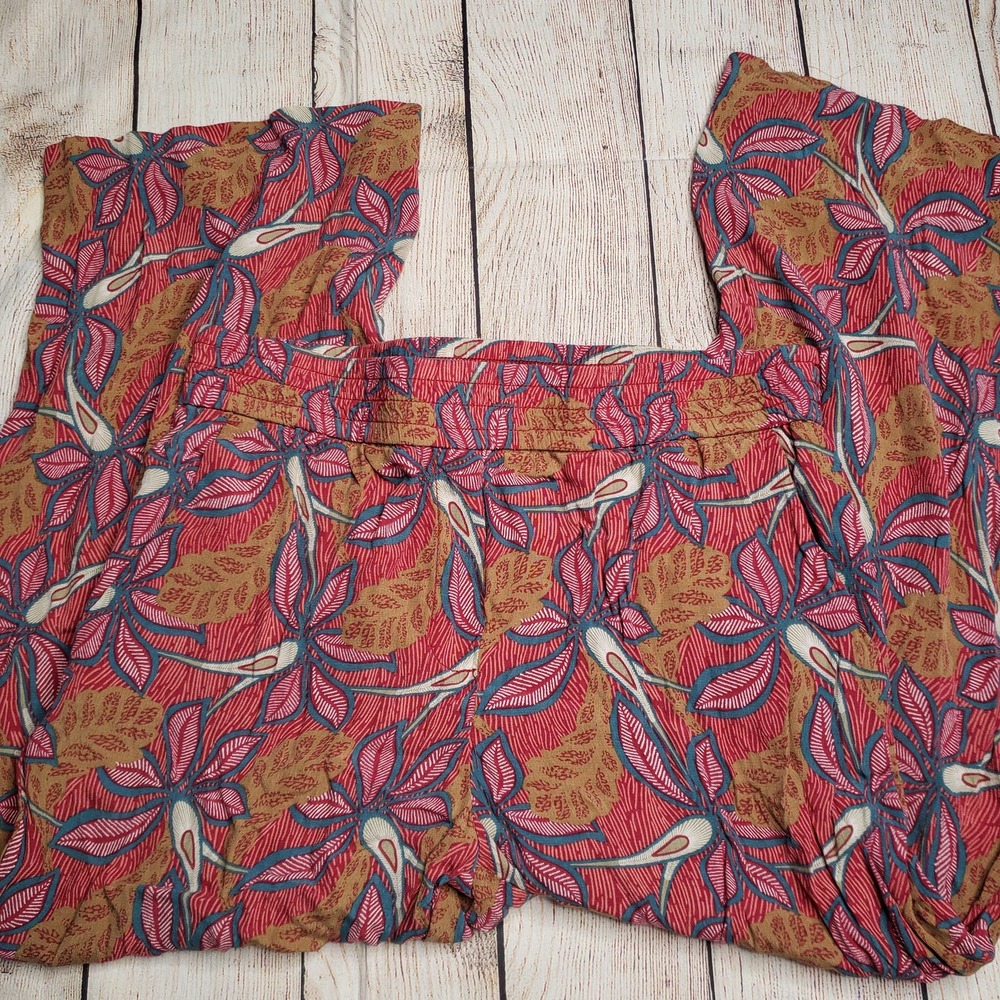 Ann Taylor Loft Multicolor Patterned Pants Floral… - image 2
